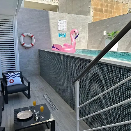 Private Pool Flat Near Valletta Lejlighed Pietà