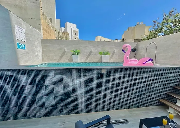 Private Pool Flat Near Valletta Lejlighed *